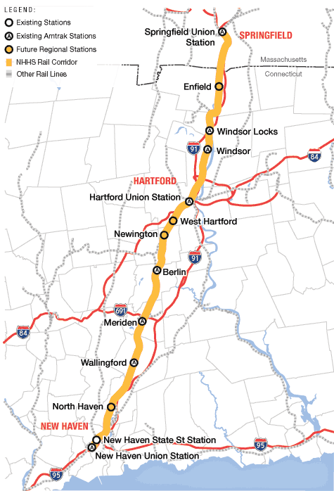 Map Of Vermont And Massachusetts. Corridor Map