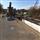 Installation of concrete curbing at the Meadow Road grade crossing in Windsor (November 2017)