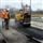 Ongoing construction and paving at the East Barber Street grade crossing in Windsor. (April 2018)