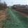 Grass seed planting along the rail line. (April 2018)