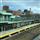 North end of the new platform and overhead canopy. (April 2018)