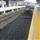 Track construction at the new station in Meriden. (April 2018)
