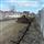 Construction along the rail line in Meriden. (March 2018)