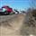 Swale construction along the rail line in Wallingford. (March 2018)