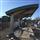 Completed column covers and wood ceiling on the State Street station bicycle canopy. (January 2018)