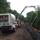 Retaining wall construction in Windsor (May 2017)