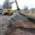 Construction of rail bed in Berlin. (February 2018)